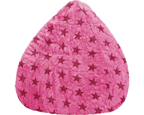 Sitzkissen Sitting Point Sitzsack Luxemburg cm XL HORNBACH 70x110 Beanbag pink Fluffy Stars 