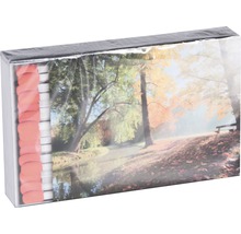 Boîte d''allumettes avec motif d''automne