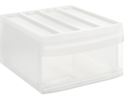 Schubladenbox Systemix L transparent 39,5x34x20,3 cm