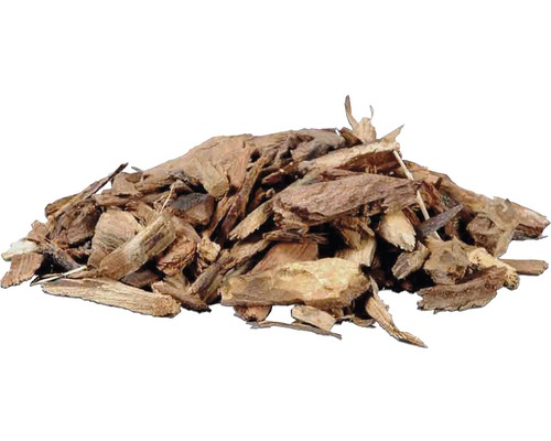 Tas de paillis d''écorce