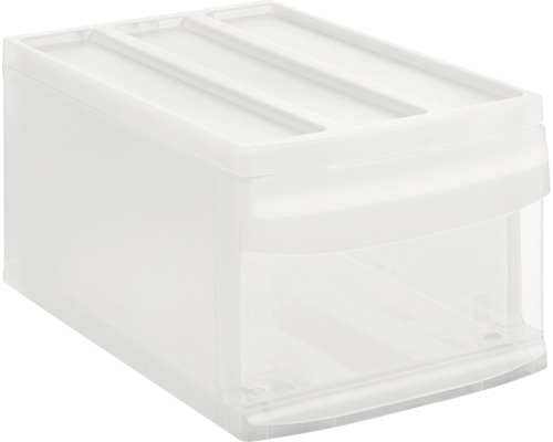 Schubladenbox Systemix M transparent 39,5x25,5x20,3 cm