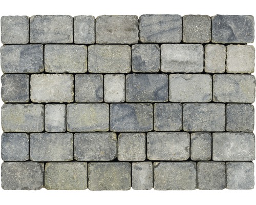 Pavé multiformat Colorado antique mélange gris anthracite épaisseur 8 cm (disponible uniquement par couches)