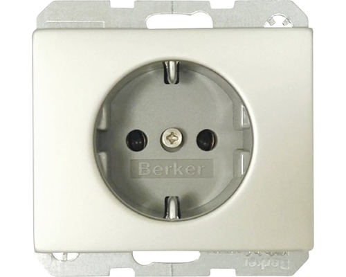 Prise de courant insert prise de courant Berker K5 acier inoxydable Prise de courant insert prise de courant Berker K5 acier inoxydable