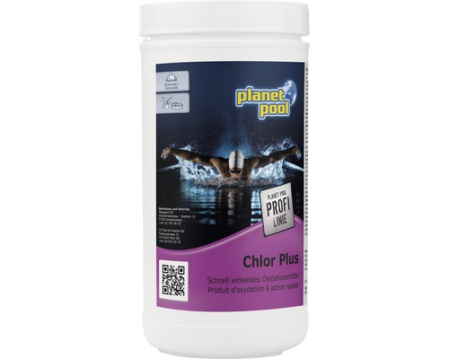 Desinfektionsmittel Chlor Plus 1 kg Granulat für Poolpflege geeignet