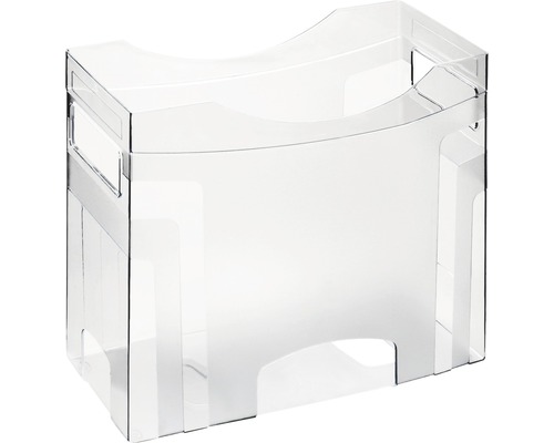 Boîte pour dossiers suspendus Cube transparent