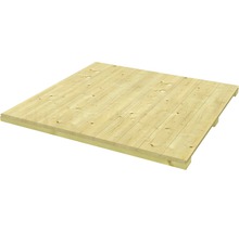 Panneau de plancher en bois avec rainure et languette