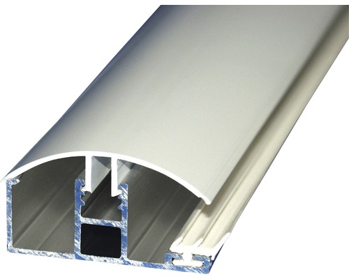Profilé de bord à clipser Gutta en PVC pour plaques alvéolaires de 10+16 mm 3500 mm