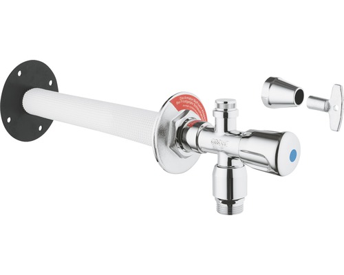 Valve murale extérieure résistante au gel GROHE Eurotec construction modulaire 41206000