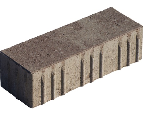 Pavé individuel avec côté rainuré