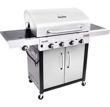 Barbecue à gaz Char-Broil Performance 440s 59,4 x 144 x 115,7 cm 4 brûleurs + brûleur latéral + brûleur infrarouge acier inoxydable avec tablette, thermomètre de couvercle, grille de maintien en température, grille, lèchefrite grille acier émaillé