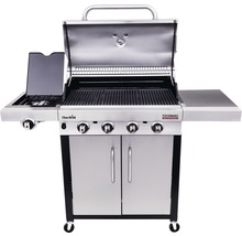 Barbecue à gaz Char-Broil Performance 440s 59,4 x 144 x 115,7 cm 4 brûleurs + brûleur latéral + brûleur infrarouge acier inoxydable avec tablette, thermomètre de couvercle, grille de maintien en température, grille, lèchefrite grille acier émaillé
