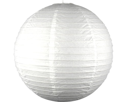 Abat-jour Japan Ballon Ø 600 mm blanc sans culot + suspension