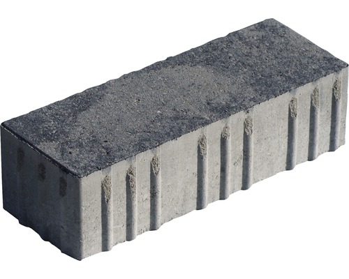 Pavé rectangulaire Crescendo mélange gris anthracite avec mini-chanfrein 30 x 10 x 8 cm