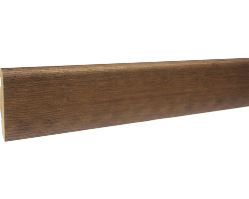 SKANDOR Sockelleiste Eiche kupferbraun FLEI276 SU60L 19 x 58 x 2400 mm Sockelleiste aus Holz
