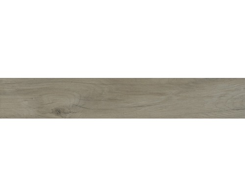 Carrelage pour mur et sol en grès cérame fin Ligno grey 20x120 cm
