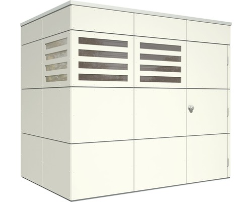 Gartenschrank mit Tür und Lüftungsgittern