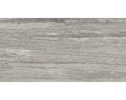 Carrelage pour sol en grès cérame fin Portman gris 32x62,5 cm
