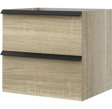 Meuble sous-vasque Baden Haus Qube largeur 60 cm chêne Bruges 54966