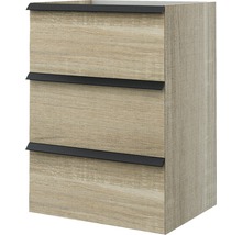 Waschtischunterschrank Baden Haus Qube Breite 60 cm Eiche Bruges 54968