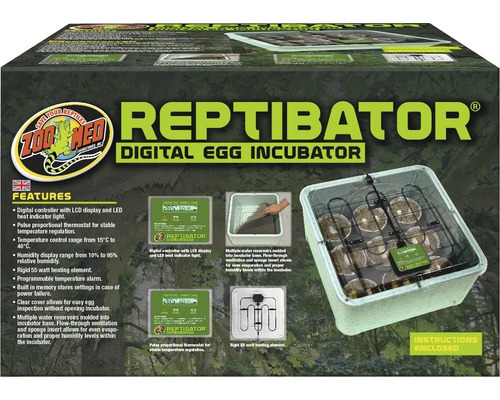 Incubateur Zoo Med pour œufs de reptiles, numérique