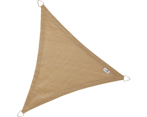 Dreieckiges Sonnensegel mit Ösen zur Befestigung