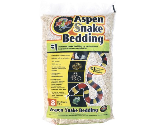 Bodengrund ZOO MED Aspen Snake Bedding 8,8 l Zoo Med Aspen Snake Bedding, Streu für Schlangen