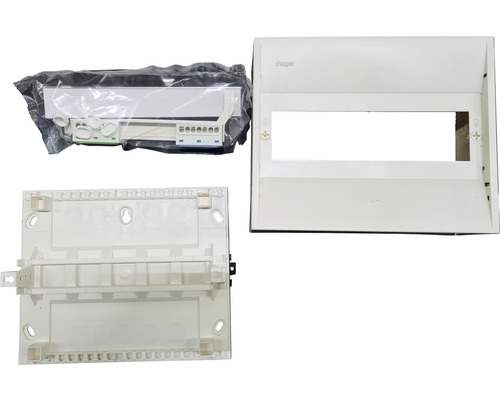 Hager Logo Verteilerkasten mit Zubehör