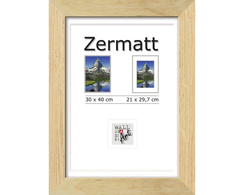 Cadre en bois Zermatt chêne 30x40 cm