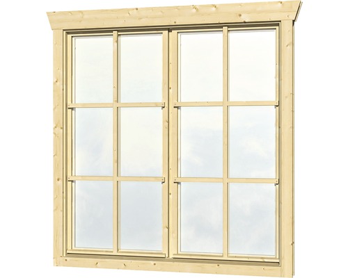 Fenêtre double 2x57.5x123.5 cm, 45 mm