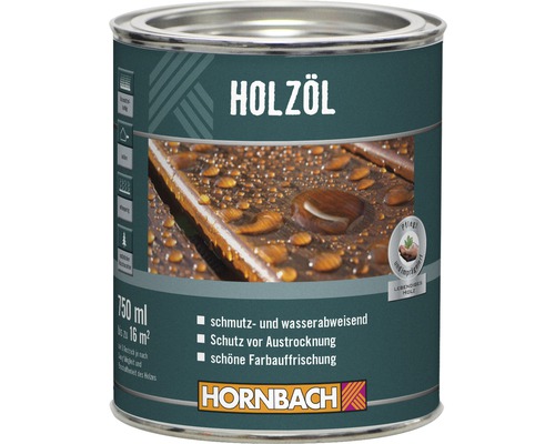 Holzöl in einer 750-Milliliter-Dose für Holzschutz mit schmutz- und wasserabweisenden Eigenschaften