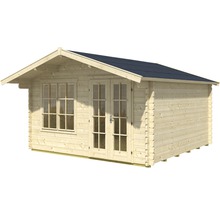 Maison de jardin en bois avec double porte et fenêtre