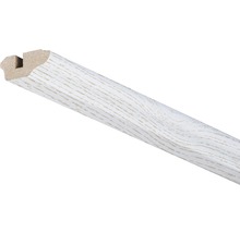 Moulure de finition pour plafonds frêne blanc 17x36x2600 mm