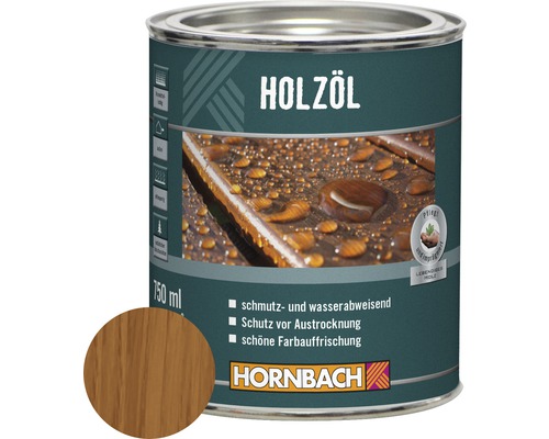 Huile pour bois de teck HORNBACH 750 ml Huile pour bois de teck HORNBACH 750 ml