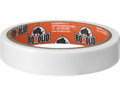 Weiße doppelseitiges Klebebandrolle