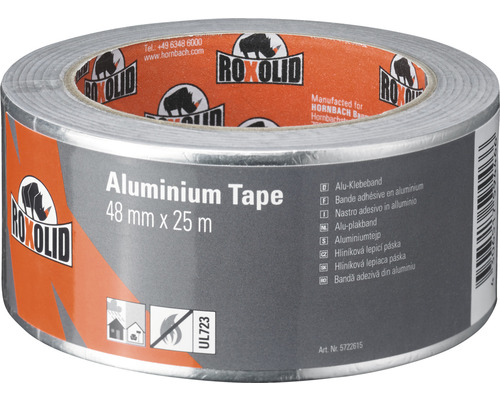 ROXOLID Alu Tape Aluminiumband silber 48 mm x 25 m - HORNBACH