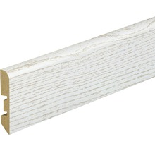 Sockelleiste aus Holzwerkstoff mit abgerundeter Kante