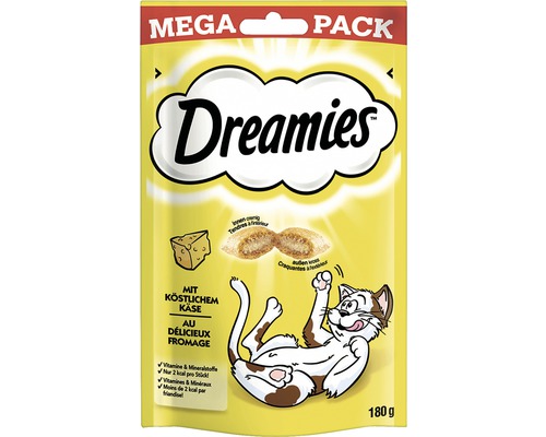 Katzensnack Dreamies mit Käse 180 g Dreamies Mega Pack Katzensnacks mit Käsegeschmack