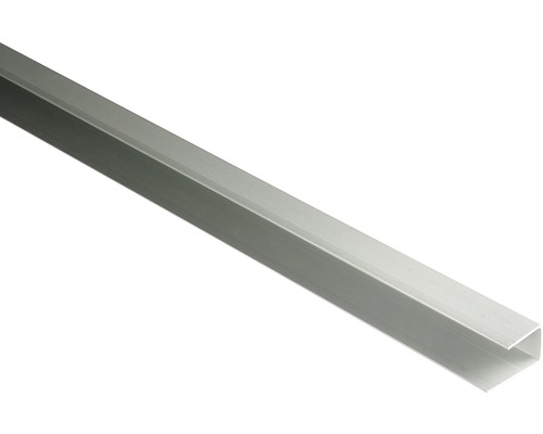 Finition latérale Konsta aluminium 24x27x43x2500 mm Profilé en U en aluminium