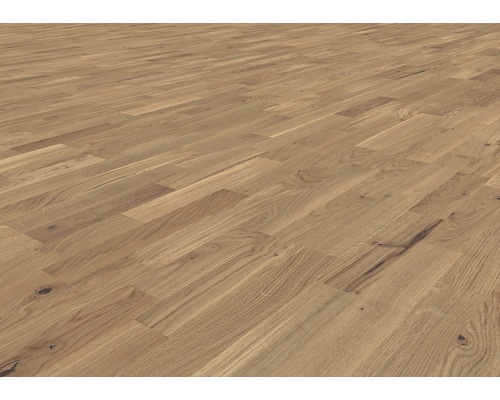 Parquet en bois posé.