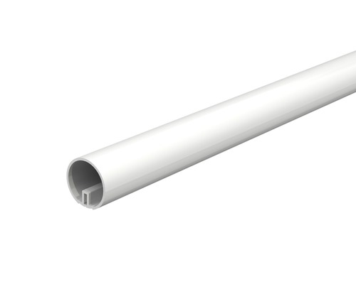 Main courante Pertura aluminium blanche ronde L 1500 mm Ø 40 mm (122)
