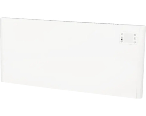Radiateur électrique blanc avec panneau de commande