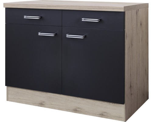 Meuble bas Santo largeur 100 cm anthracite