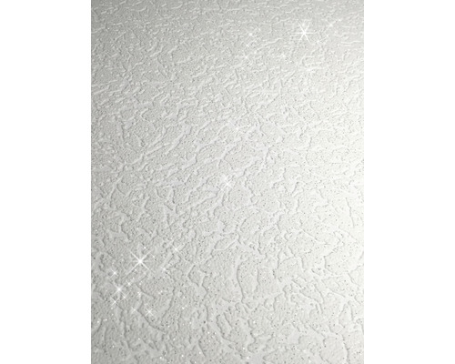 Papier peint intissé 82031 uni scintillement blanc Papier peint avec structure d''enduit
