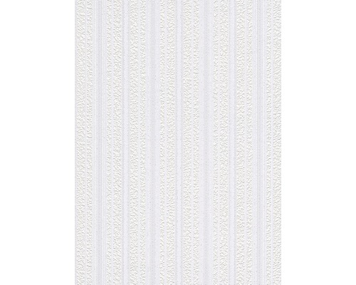 Papier peint mousse 83457 Rayures paillettes blanc