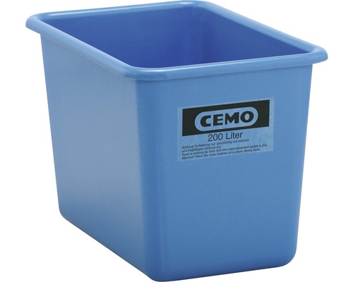 GFK-Rechteckbehälter CEMO 200 L Blau