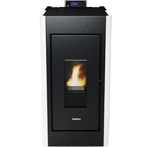 Poêle à pellets avec flamme
