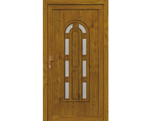 Porte en bois avec vitrages