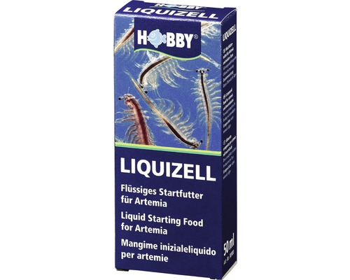 Aliment de démarrage pour artémias Hobby Liquizell 50 ml