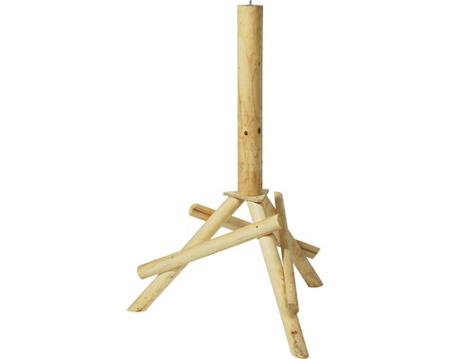 Support en bois pour aire de jeux pour perroquets