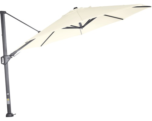 Freiarm-Sonnenschirm mit Metallgestell und Schirm